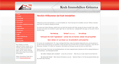 Desktop Screenshot of krah-immobilien.de